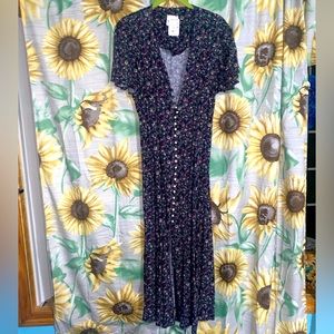 Vintage maxi corset dress